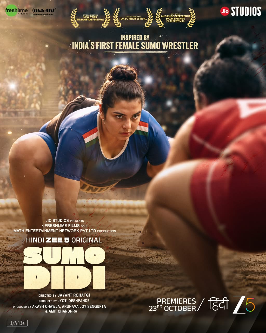 Hindi Zee 5 Unveils Trailer of Jio Studios, Fresh Lime Films and MA+TH Entertainment Networks’ Sumo Didi, A powerful story of grit, resilience, and breaking Stereotypes