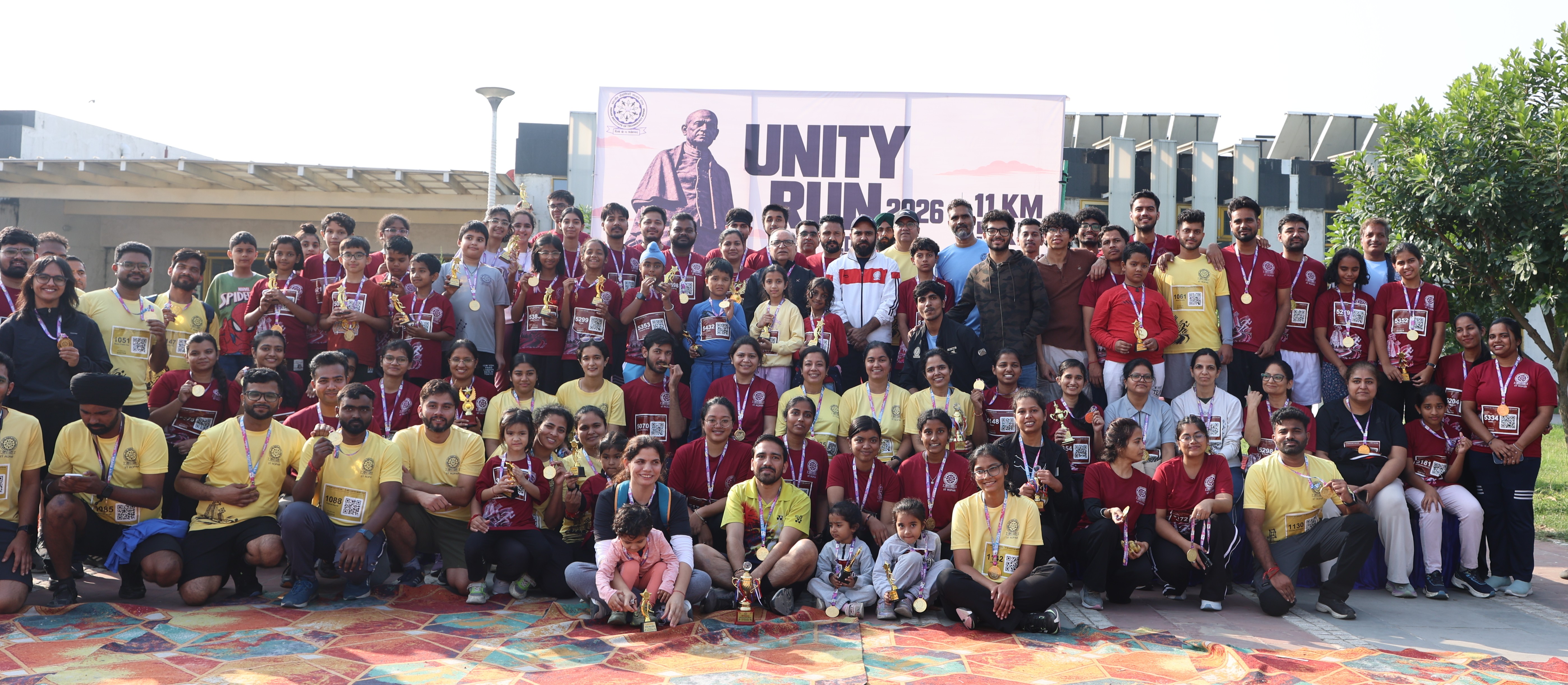 IIT Ropar's 8th Unity Run draws around 1,000 participants, Director hands out medals to all