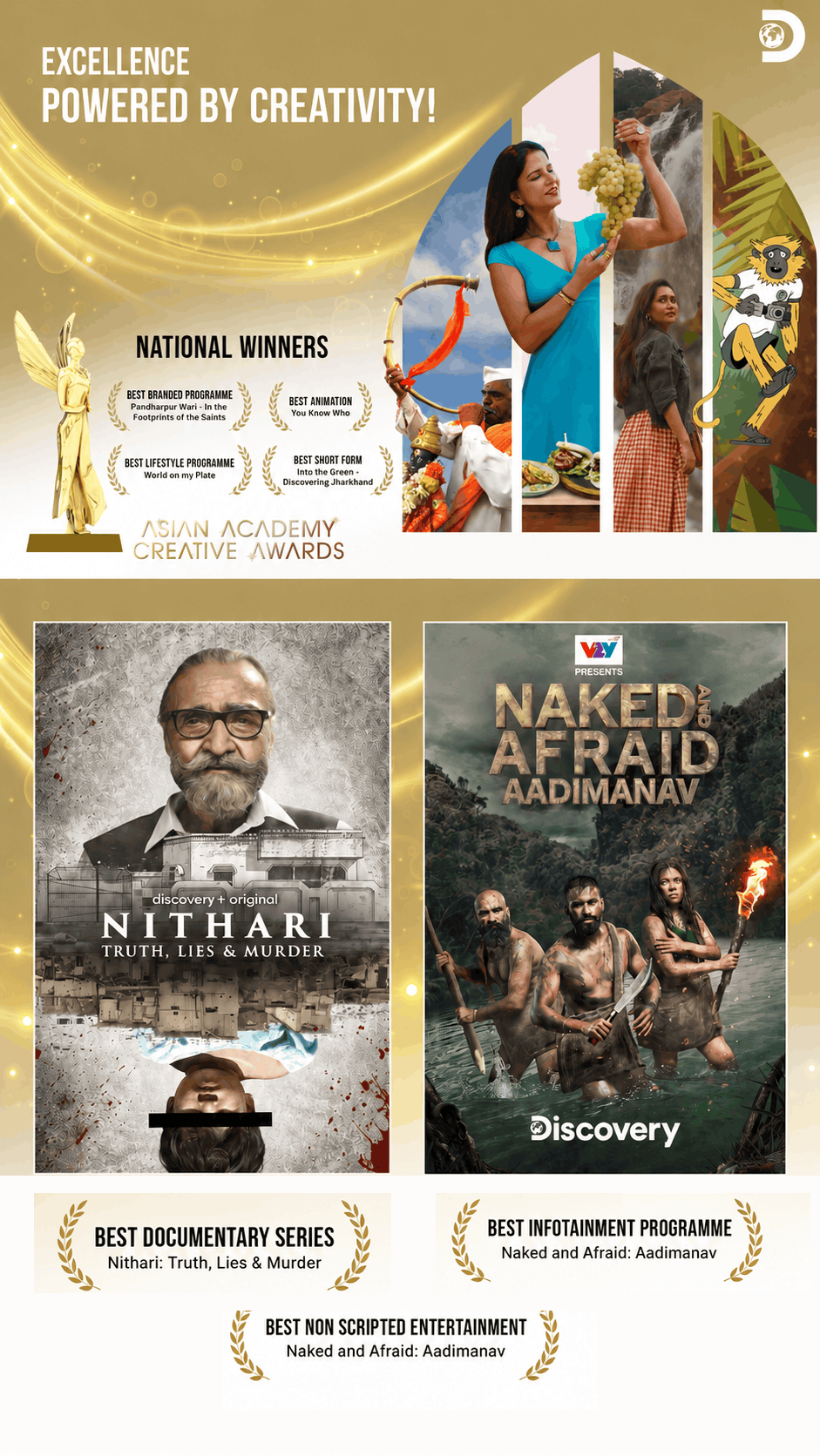 Discovery Shines At Asian Academy Creative Awards 2026 With National Wins Across Multiple Categories