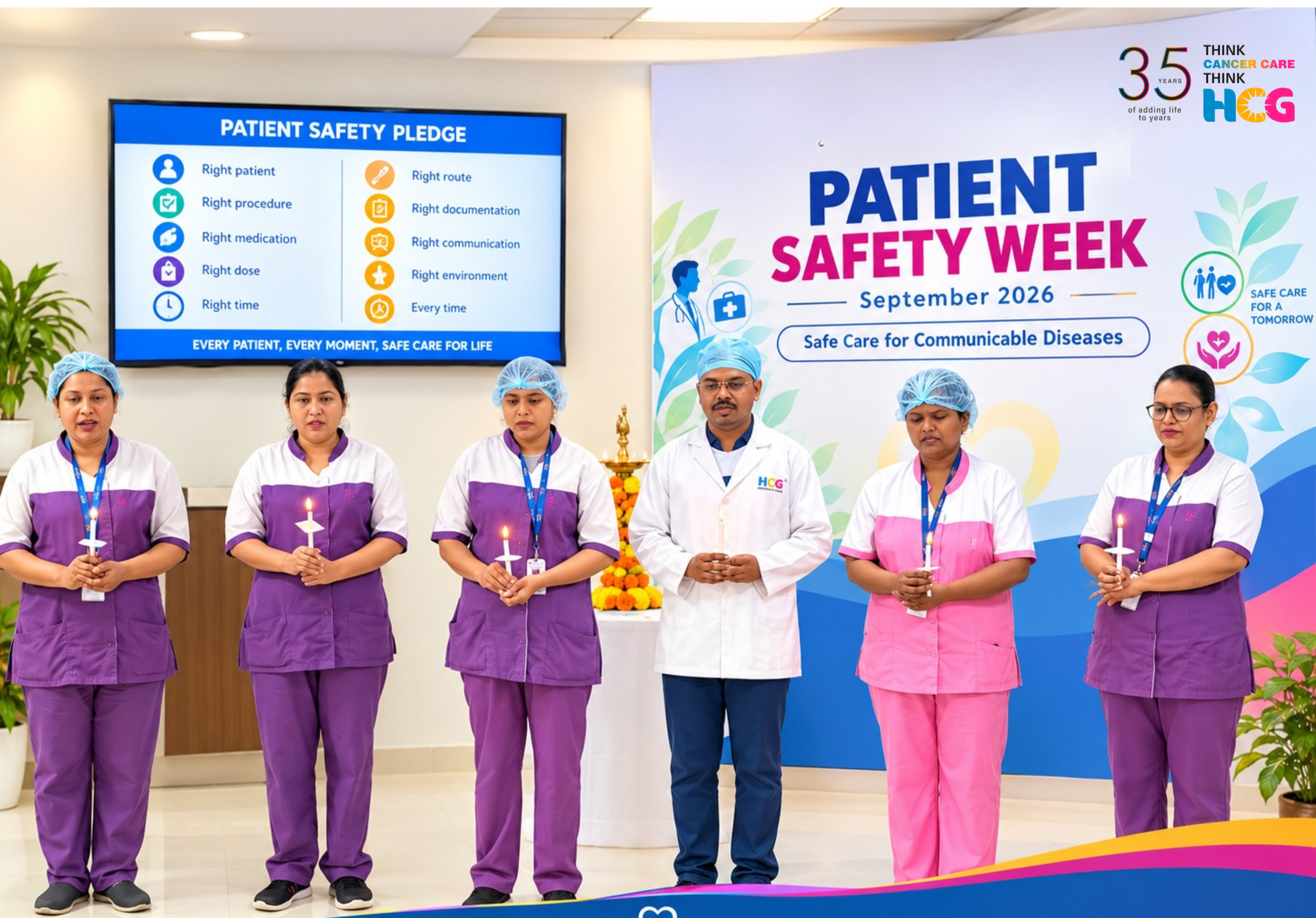 HCG Cancer Centre Nagpur Observes International Patient Safety Week with a Strong Focus on Building a Culture of Safety