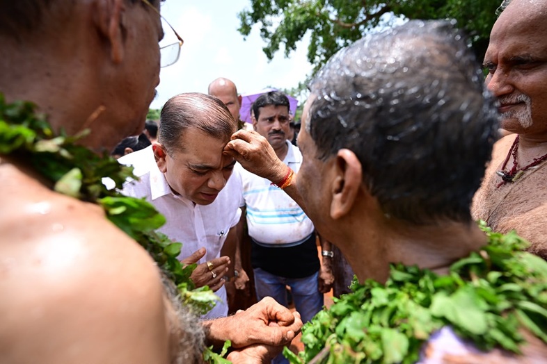 Goa Celebrates Chikhal Kalo with Traditional Mud Play near Shree Devki Krishna Temple, Marcel