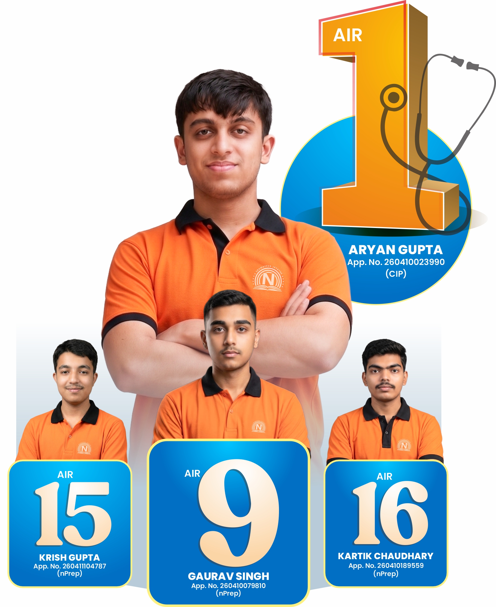Narayana rules NEET 2026, Secures AIR 1 & 4 ranks in 20