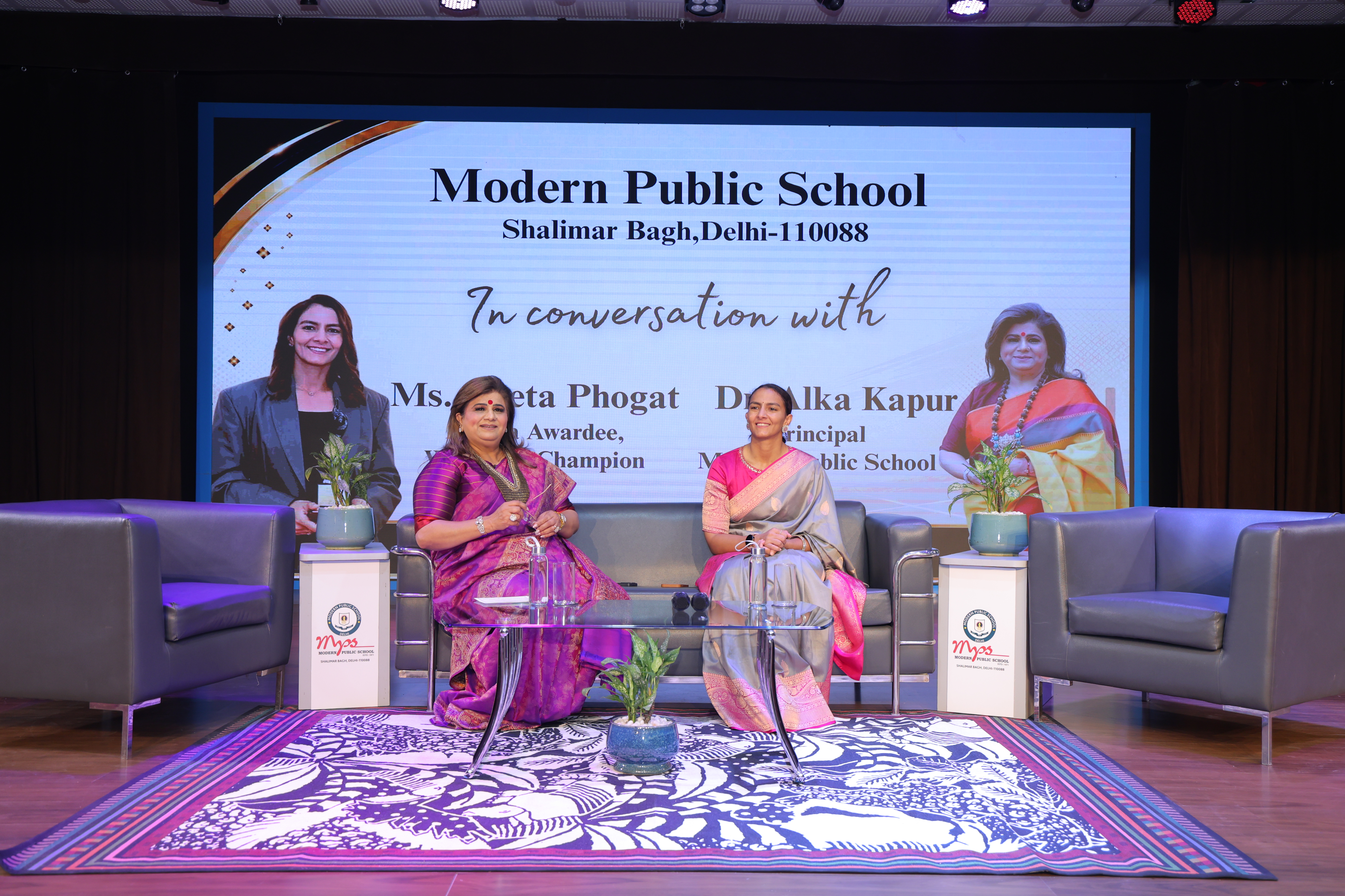 Geeta Phogat Inspires Students at Modern Public School, Shares Lessons on Discipline and Resilience​