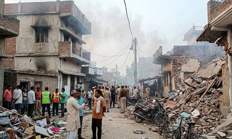 Siwan Blast: Fire in Firecracker Stock Triggered Deadly Chain of Explosions