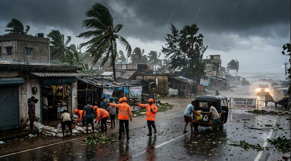 Odisha on High Alert as Cyclone Ornab Intensifies; Heavy Rain Forecast for Three Days