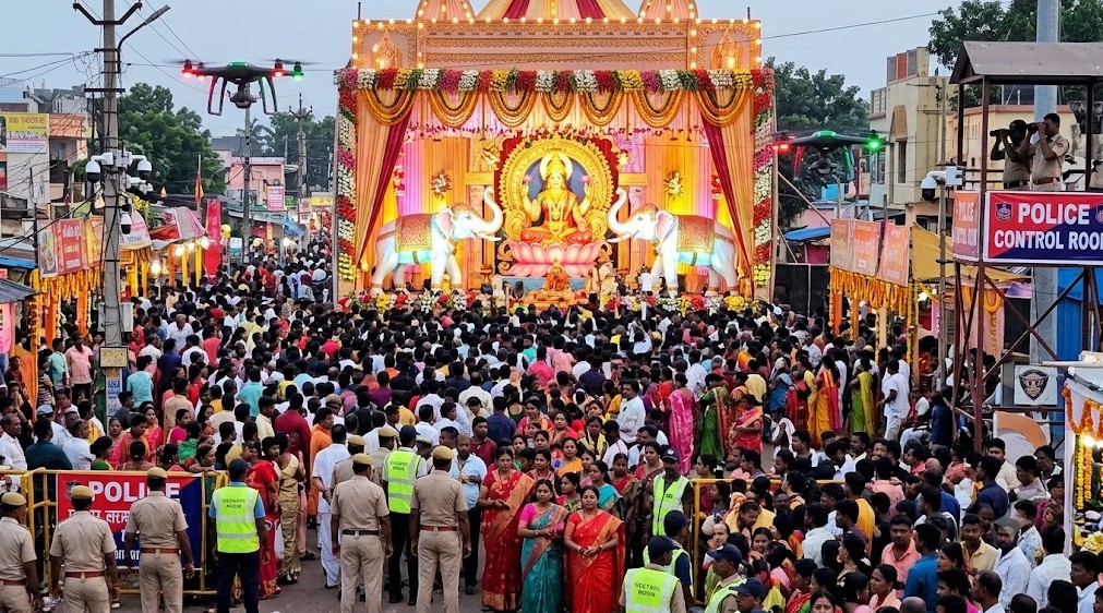 Kendrapara Gears Up for Grand Gajalakshmi Puja; CCTV, Drones and Heavy Security Planned