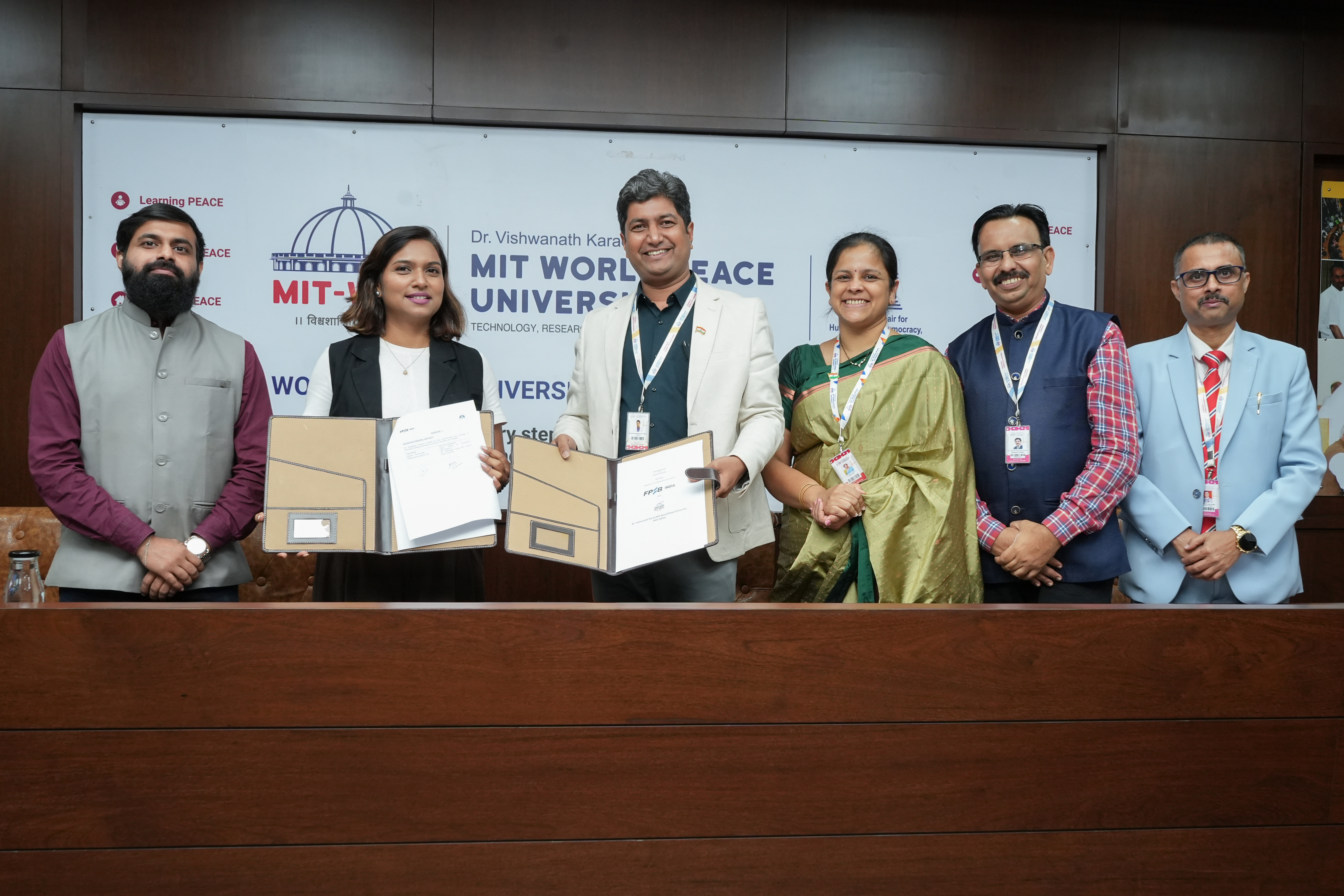 MIT-WPU School of Commerce & Economics Signs MoU with FPSB India to Empower Students with CFP Certification