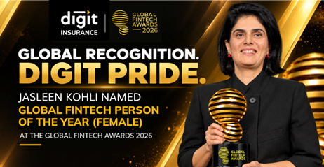 Digit Insurance’s MD & CEO Jasleen Kohli Named Global Fintech Person of the Year 2026