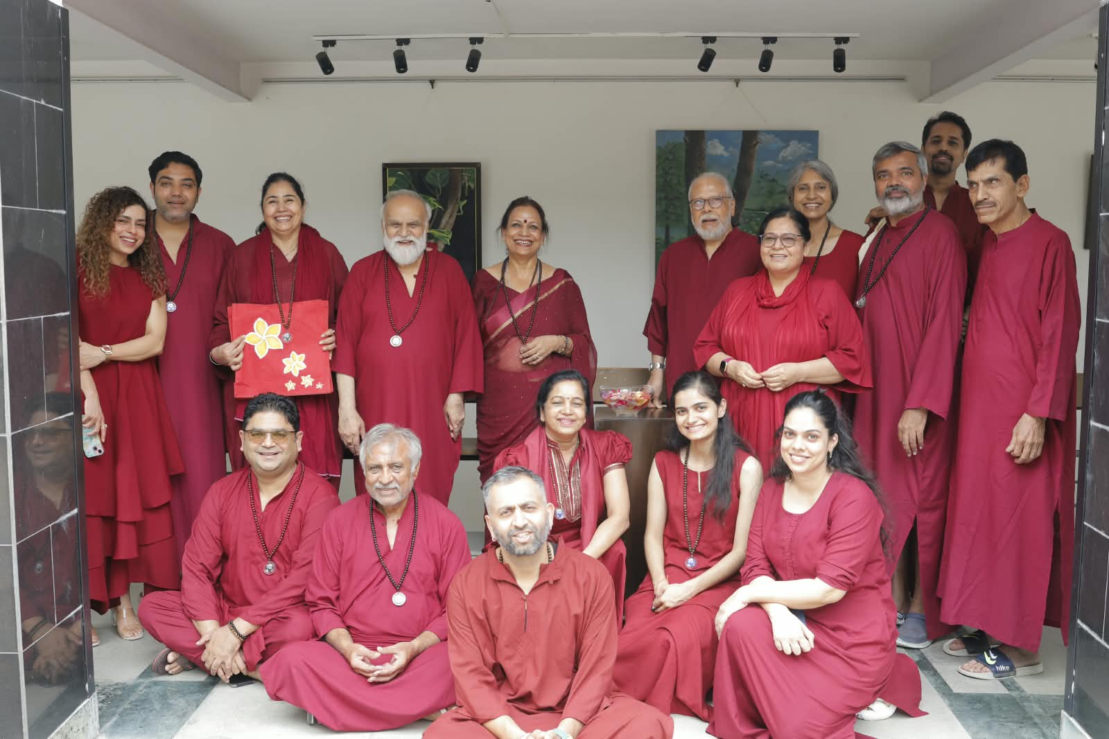 Osho Neo Sannyas Day Celebrated with Joy at Osho Dham:Meditation-Inspired Art Exhibition The Divine Within Opens
