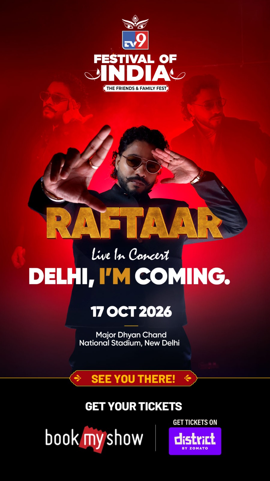 Raftaar Brings the Swag, Dandiya Brings the Swirl: Five Nights of Music at TV9 Festival of India 2026